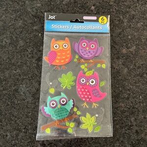 Bundle of 2 Packs Owl Dimensional Stickers